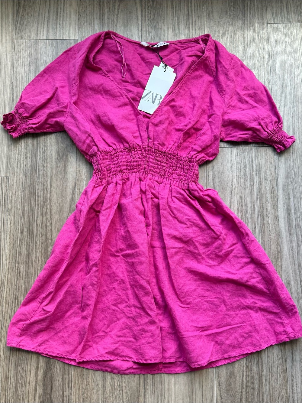 NEW - Zara Pink Casual Dress